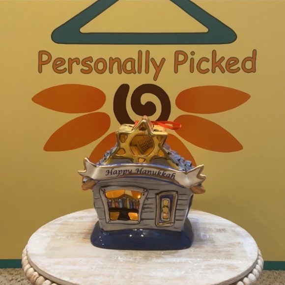 Blue Sky Clayworks HANUKKAH Candle House - Picture 7 of 10